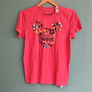 Disneyland Parks Heather Pink/Red T-shirt